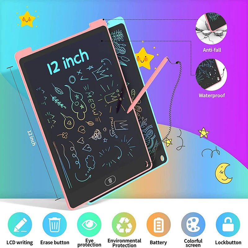 Drawing Tablet 8.5 Inch E-writing Tablet Multi Color